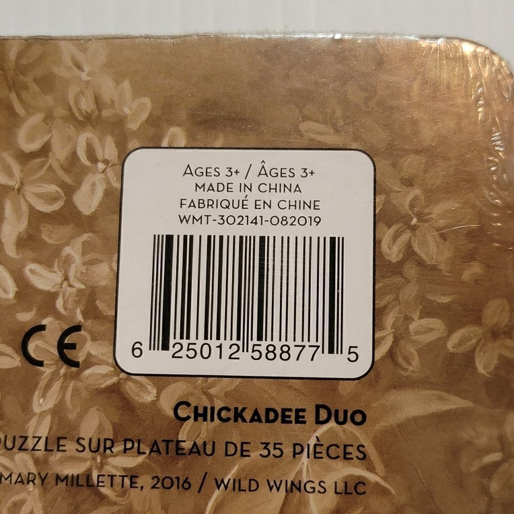 NEW Cobble Hill Tray Puzzle Chickadee Duo - Picture 6 of 6